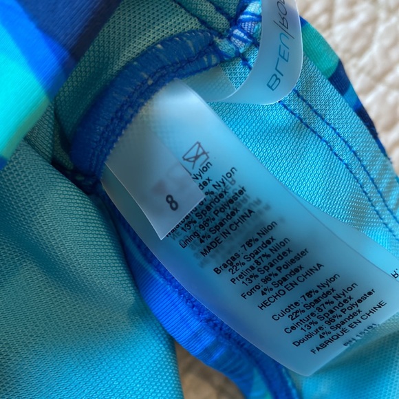 NWOT Two Piece Swimsuit 14/8 - Picture 4 of 4